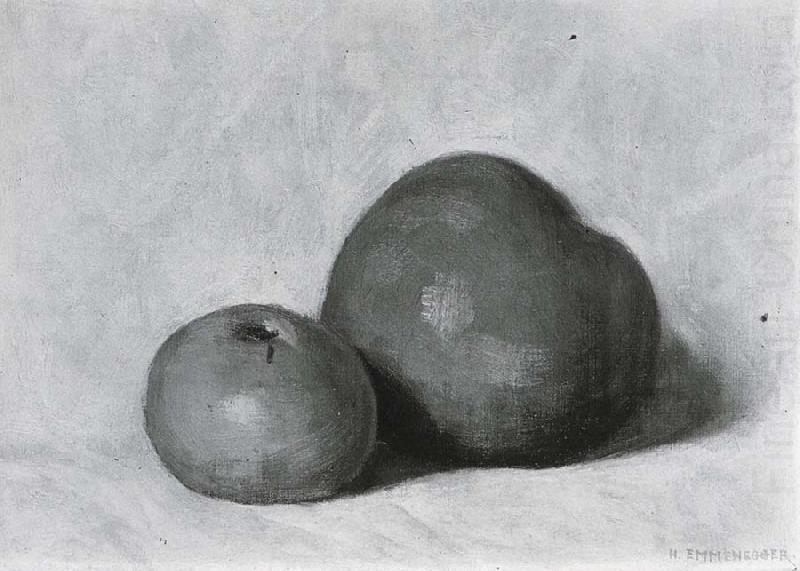 Giovanni Giacometti Two apples china oil painting image